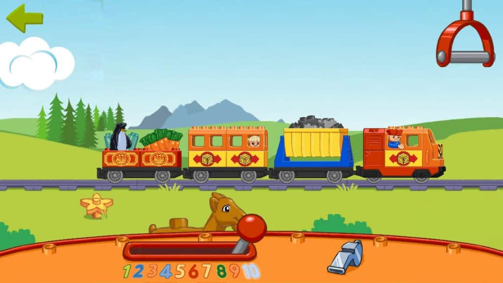 LEgo duplo train app voor de kindertablet