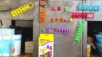 'Video thumbnail for Quercetti Magnetic Numbers for Toddlers Unboxing'