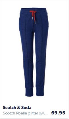 Blue glitter pants