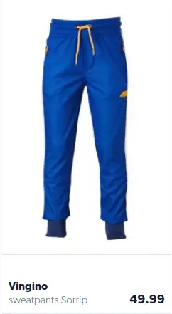 Pantalones deportivos azules