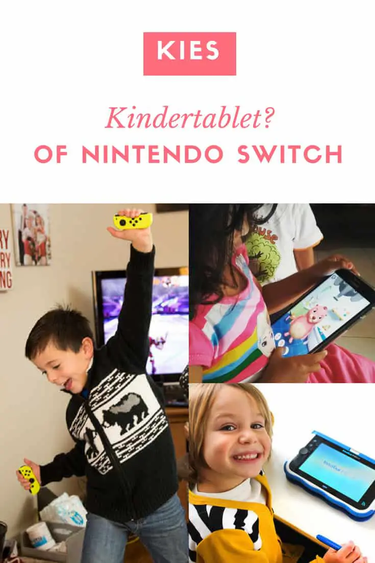Een kindertablet of Nintendo Switch