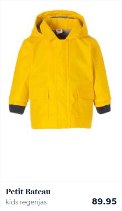 Abrigo niña amarillo liso