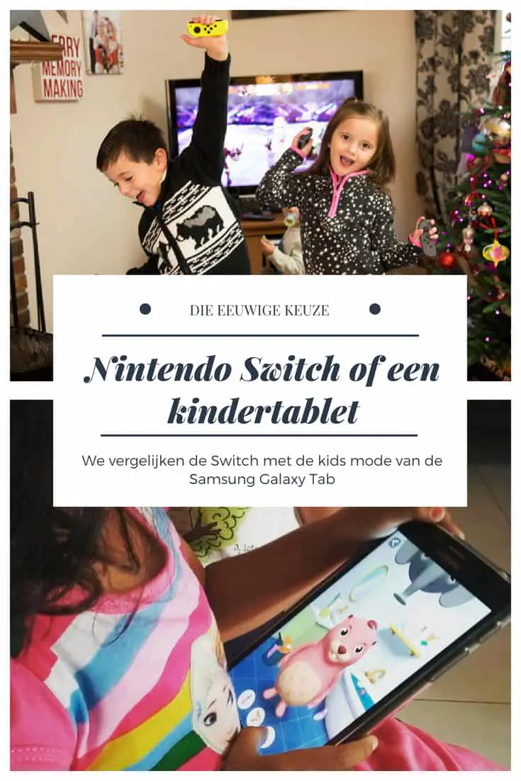 Nintendo Switch o tableta Samsung para niños