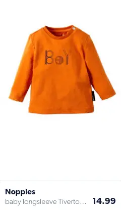 Camisa niño naranja