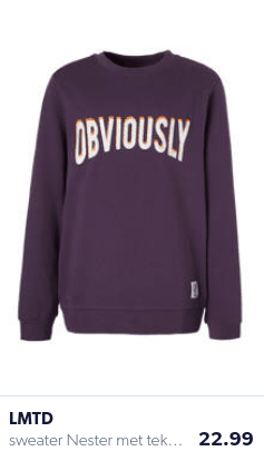Purple boy's sweater