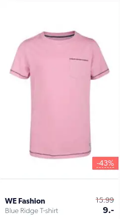 Roze jongens shirt