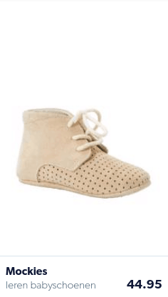 Tan baby shoes