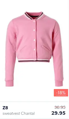 chaqueta rosa sólido