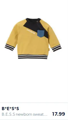 suéter de bebé amarillo