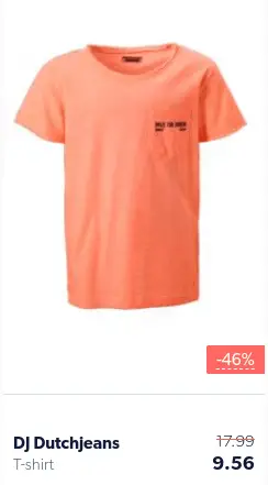 camiseta naranja bebé