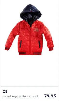 red baby coat