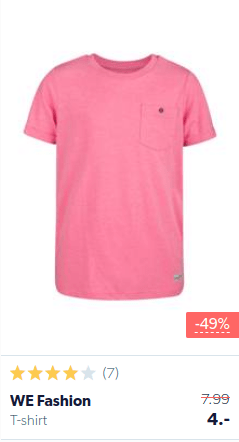 roze jongensshirt