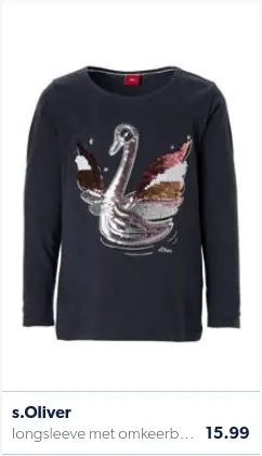 Camisa con estampado de cisne