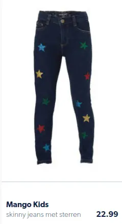 Skinny jeans with stars
