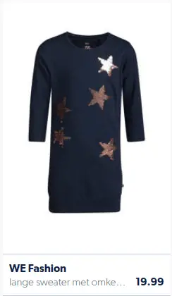 Sweater for girls with stars