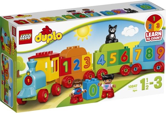 Lego Duplo educational number train