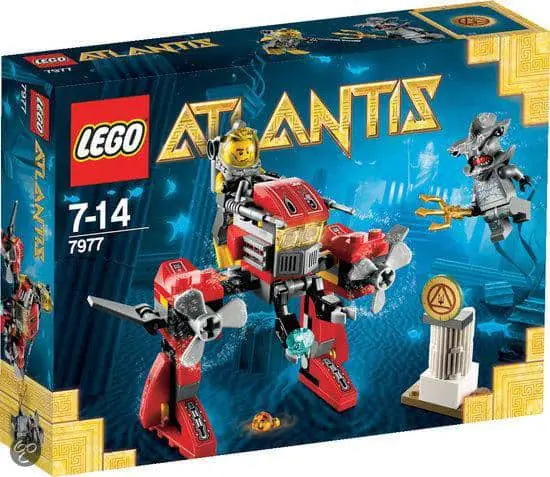 El robot LEGO Atlantis más lindo: Caminante inferior 7977
