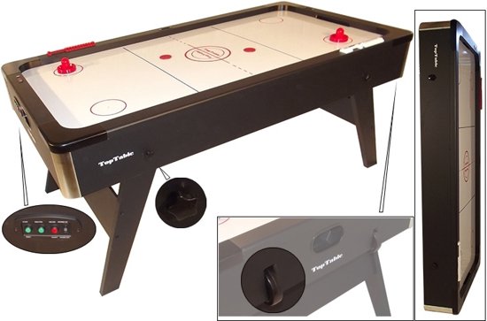 Best classic table: TopTable Air hockey table Foldy