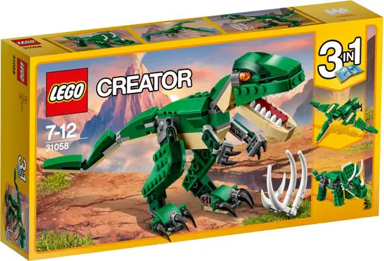 Mejor kit de construcción de dinosaurios: LEGO Creator Mighty Dinosaurs