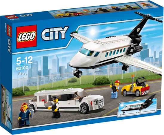 Mejor paquete de celebridades: LEGO City Airport VIP Service 60102