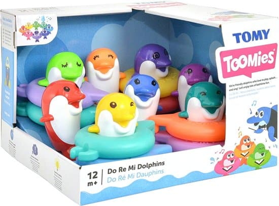 Tomy do re mi dolphins for a bath