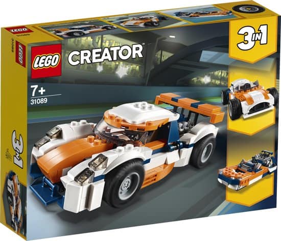 lego creator speed boat and racing car