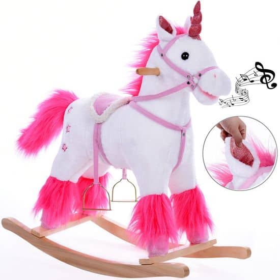 unicorn rocking horse with sounds