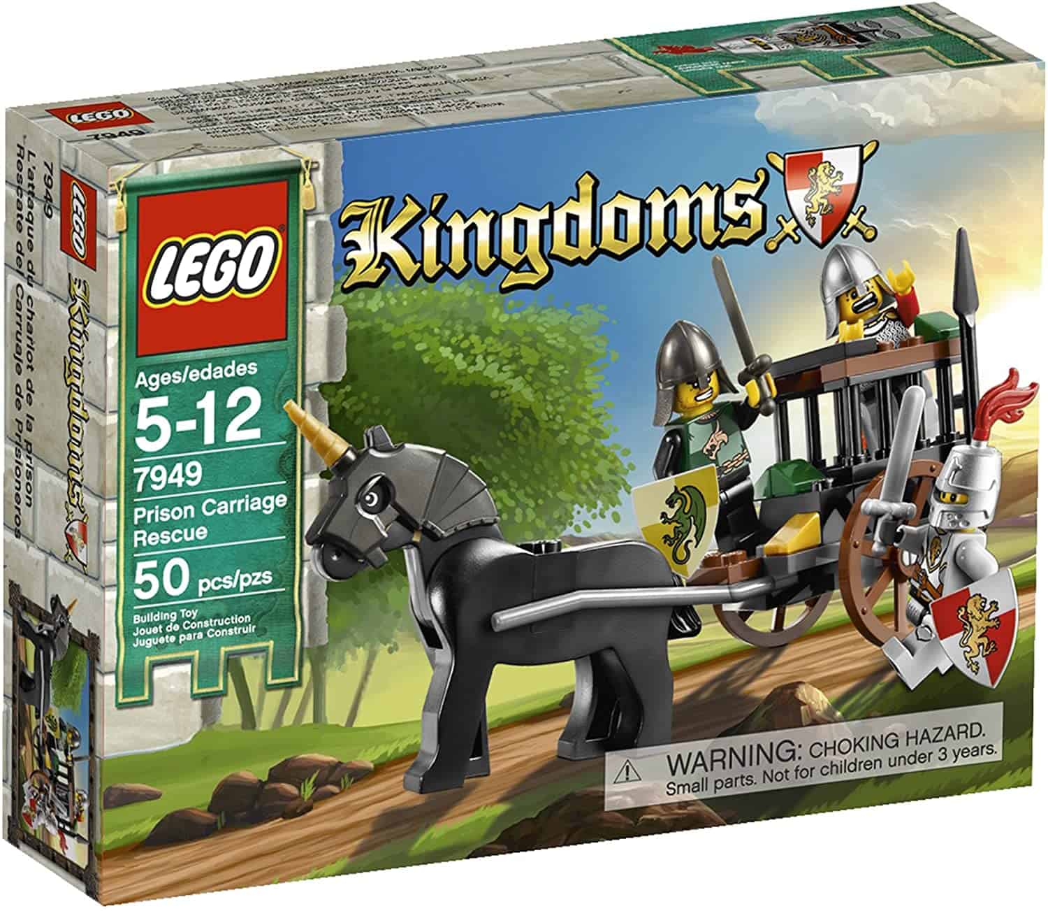 Cutest little LEGO Kingdoms package: Rescue From The Prison Car 7949