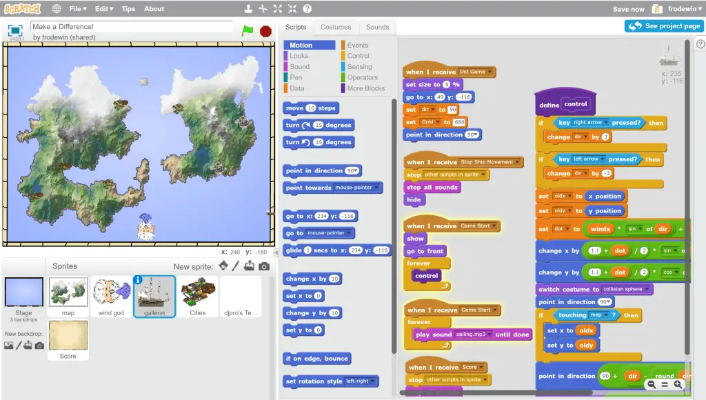 Scratch programming van MIT