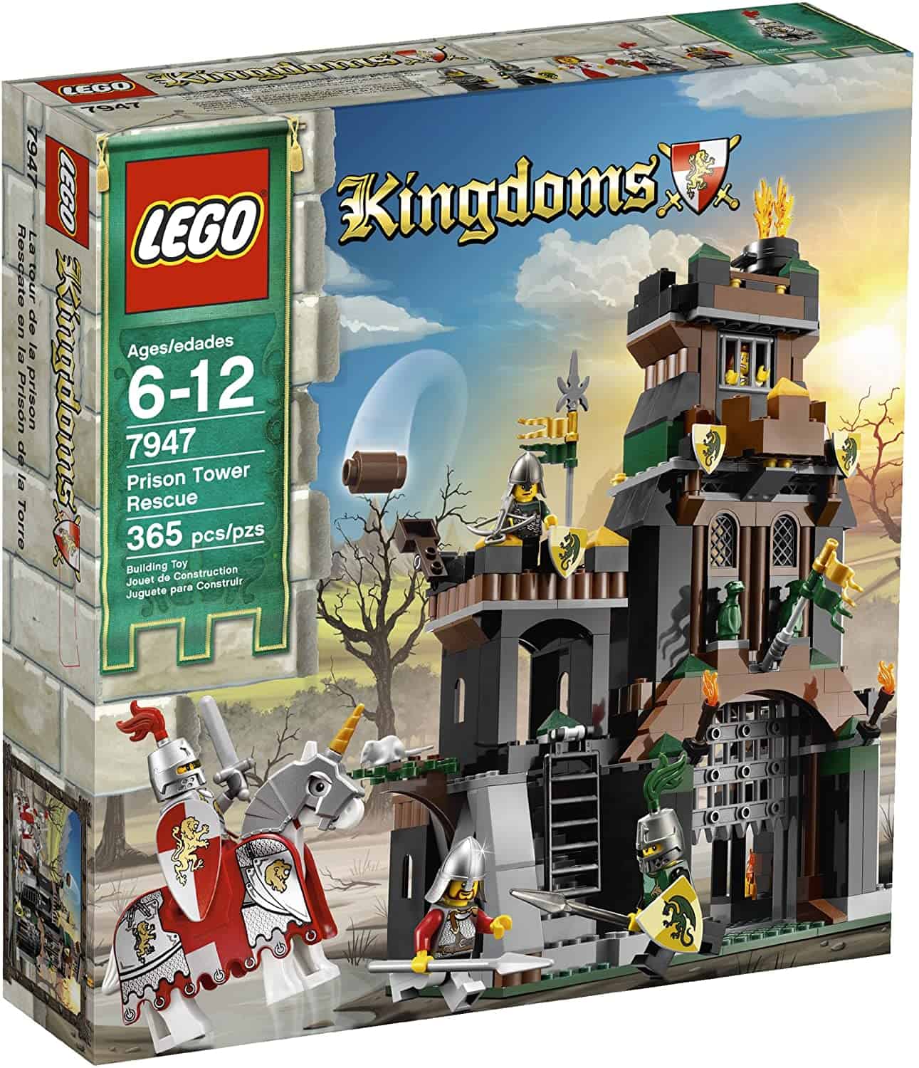 La historia más emocionante de LEGO Kingdoms: Rescue From Prison Tower 7947