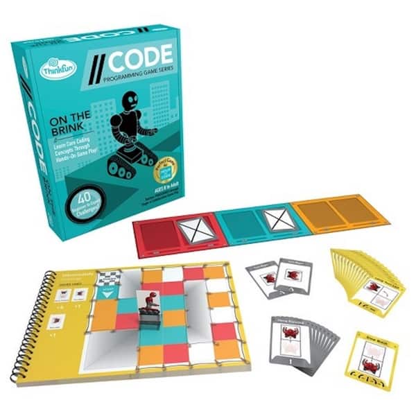 Best brain teaser from 8 years old: Thinkfun CODE On The Brink