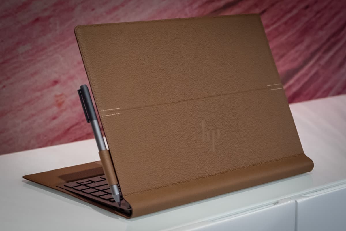 HP specter folio leather case