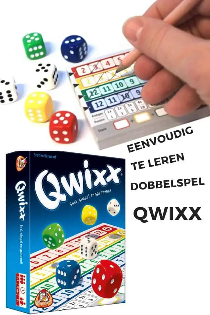 Envoudig te leren dobbelspel Qwixx