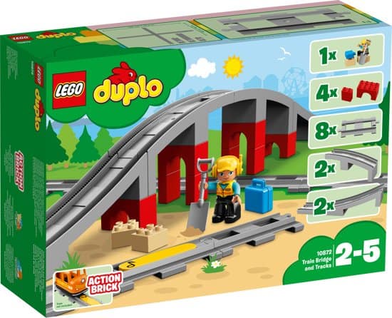 Extensión del puente del tren lego duplo