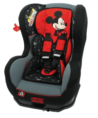 Asiento de coche Disney LUXE Cosmo SP Mickey 0 + 1 rojo y negro mejor asiento de coche