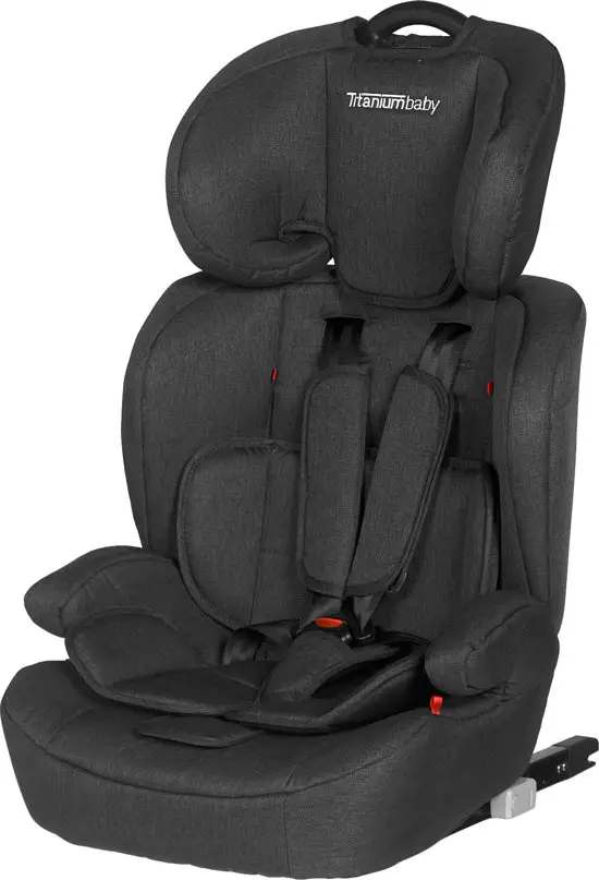 Titanium baby car seat Niklas Group 1,2,3 ISOFIX Anthracite 5935 best car seat