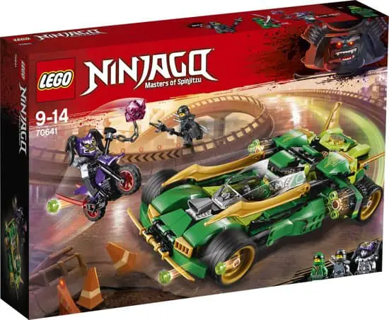 Lego ninjago coche el corredor de la noche