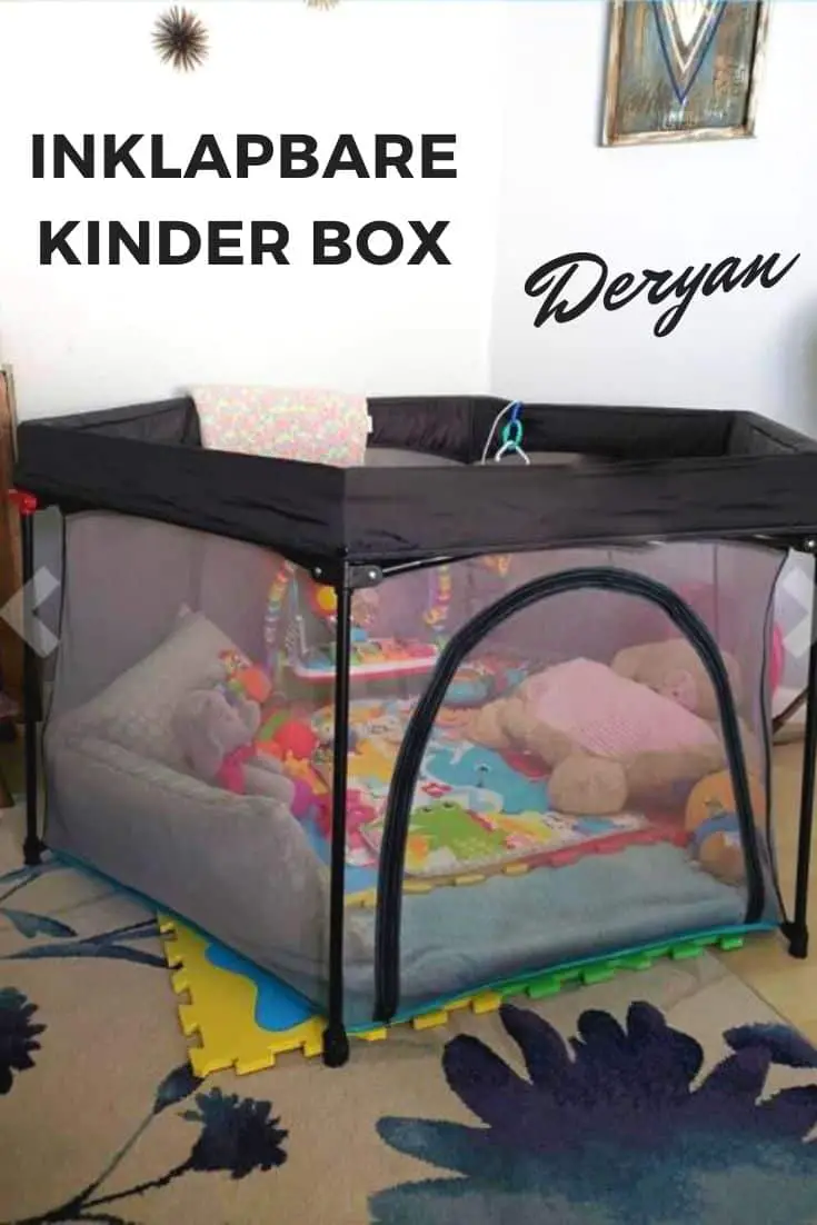 Deryan foldable children's playpen