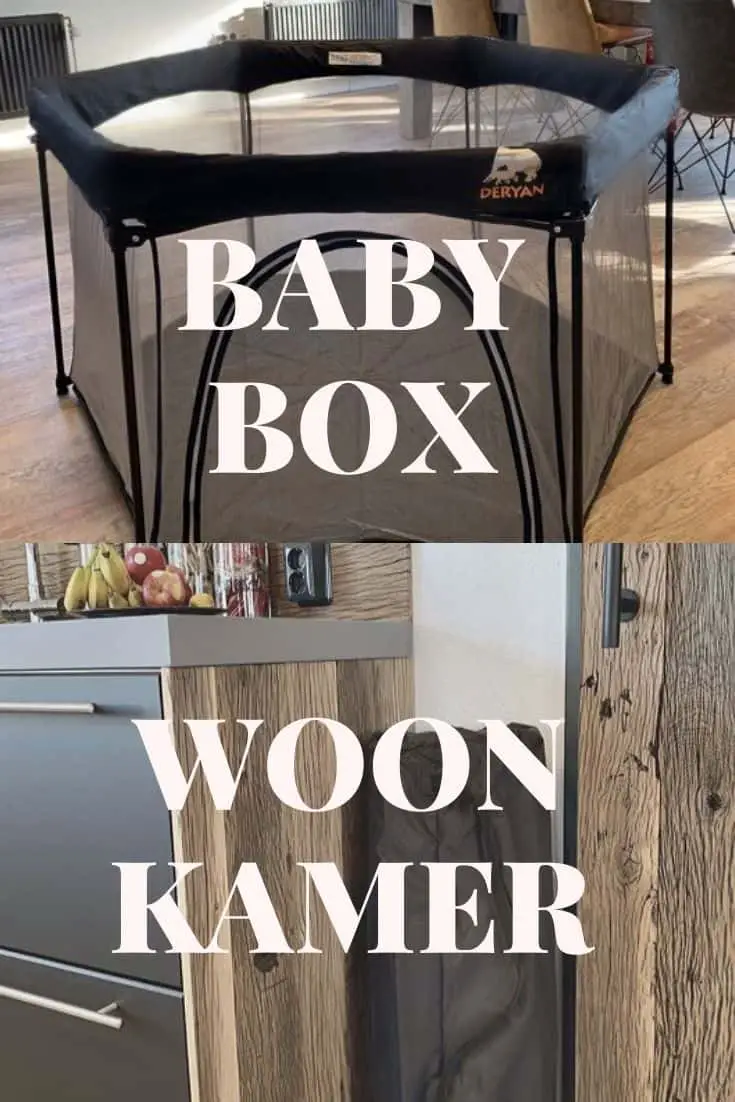 Handige baby box opbergen in de woonkamer
