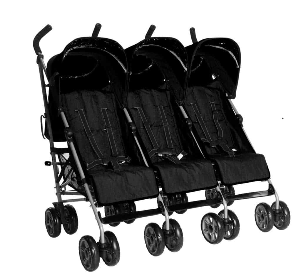 Kinderen kargo Triple drieling kinderwagen