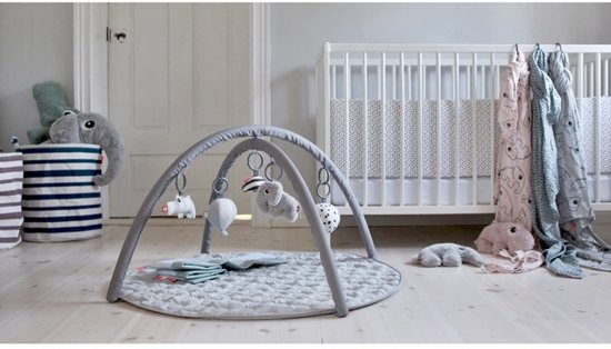 Baby Gym With Playmat Gray Done By Deer