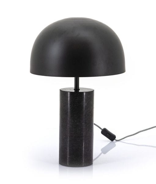 Lámpara de sobremesa industrial para la habitación infantil de diseño en color negro