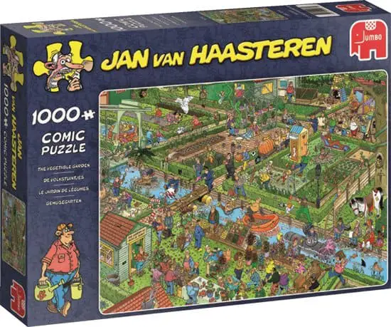 Jan van Haasteren Allotment gardens 1000 pieces jigsaw puzzle