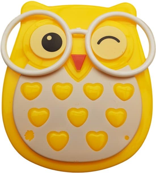 LED owls night light in the socket for children