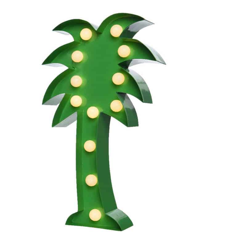 Night lamp palm tree