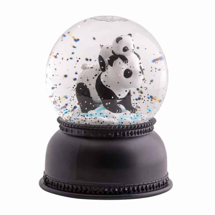 Snowglobe night lamp Panda A Little Lovely Company