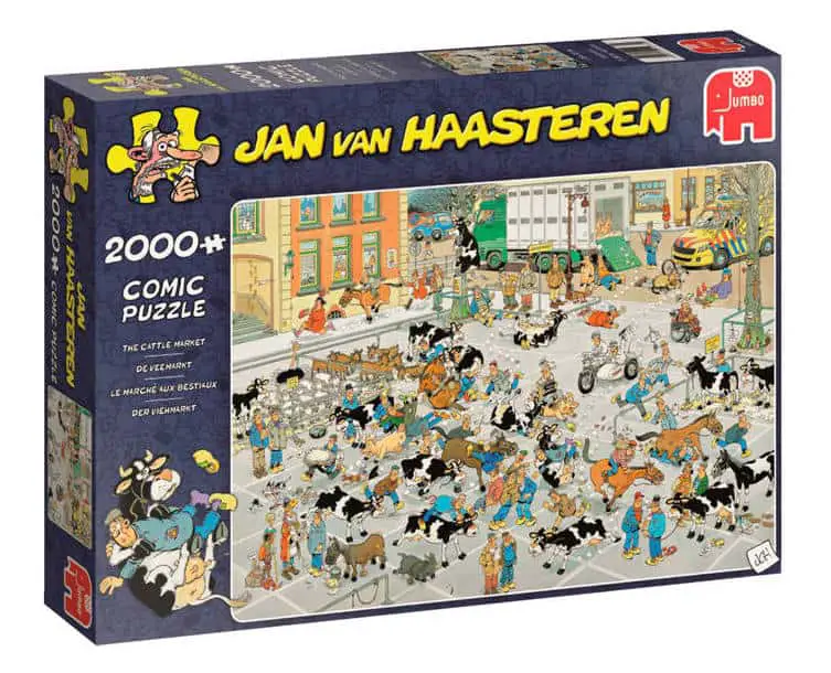 Jan van Haasteren the cattle market jigsaw puzzle 2000 pieces
