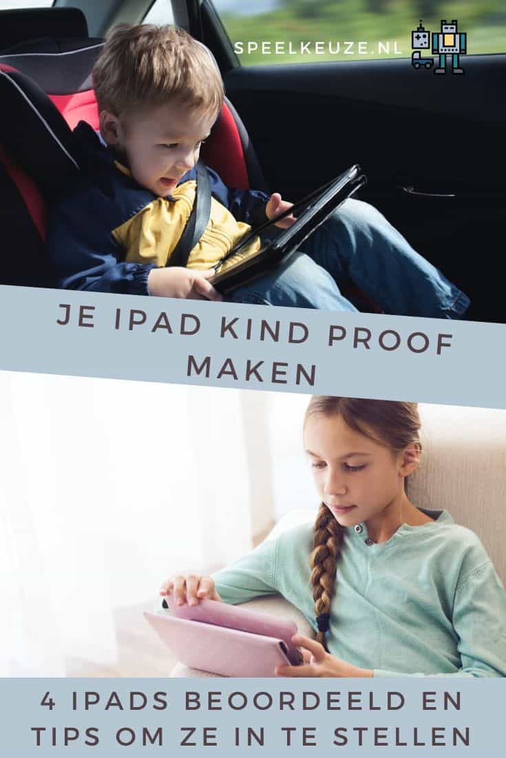 Een kleuter met een ipad en een tiener met een ipad