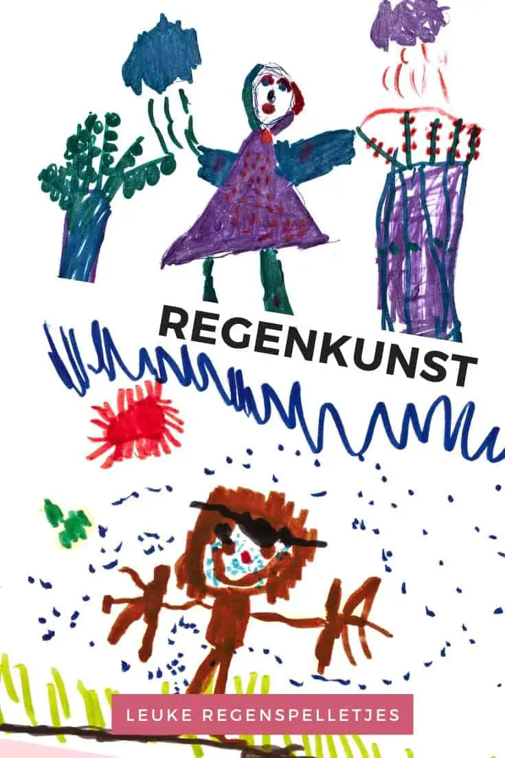 Maak leuke regenkunst met je kinderen