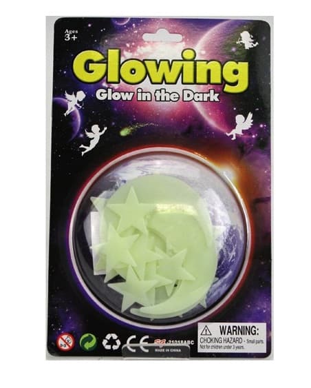 Glow in the dark planets set